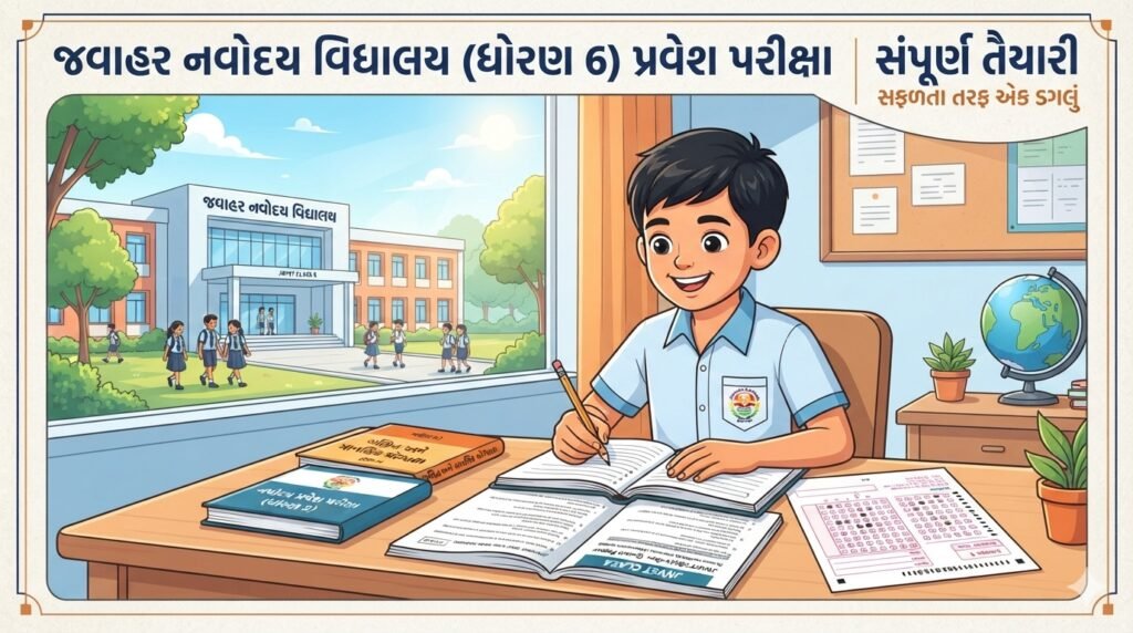 જવાહર નવોદય વિદ્યાલય ધોરણ 5 જૂના પેપર PDF Download | JNVST Class 5 Previous Year Question Papers Gujarati